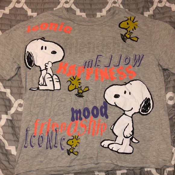 Peanuts Tops - Peanuts Graphic Tee Shirt
